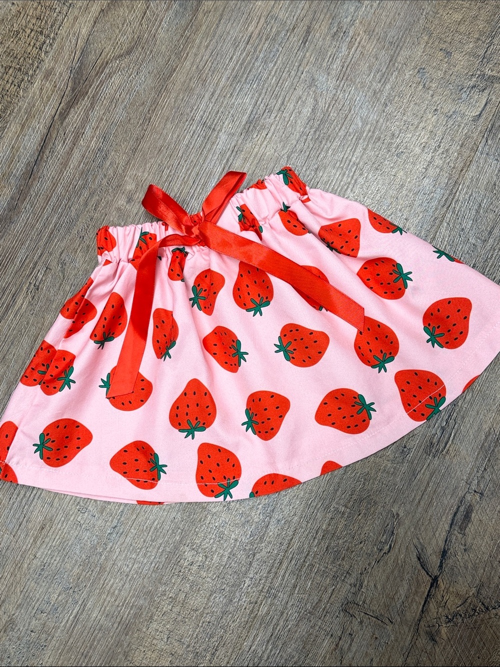 Pink Strawberry Kids Skirt size 2T